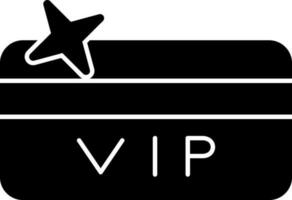 Vip card Vector Icon Design