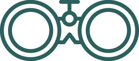 Binoculars Vector Icon Design