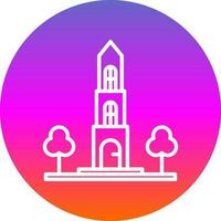 Dom tower Vector Icon Design