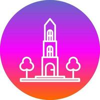 Dom tower Vector Icon Design