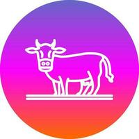 Cow Vector Icon Design