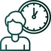 Working hours Vector Icon Design