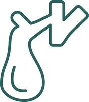 Gallbladder Vector Icon Design