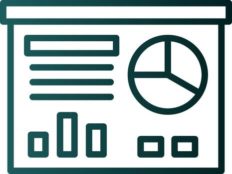 diseño de icono de vector de presentación