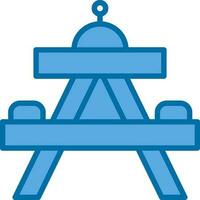 Picnic table Vector Icon Design