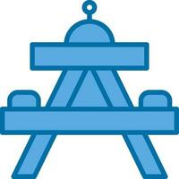 Picnic table Vector Icon Design