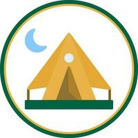 Tent Vector Icon Design