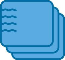 Towel Vector Icon Design