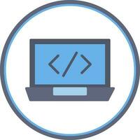 Coding Vector Icon Design