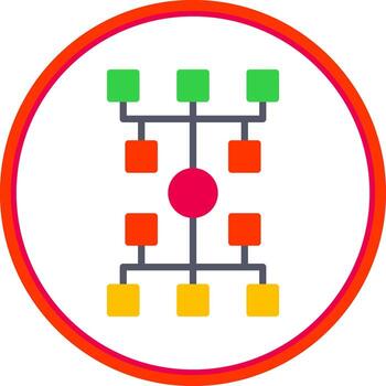Algorithm Vector Icon Design