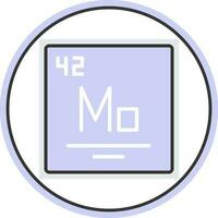 Molybdenum Vector Icon Design