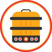 Steamer Vector Icon Design