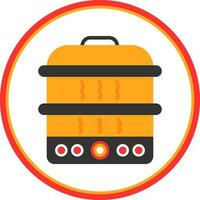 Steamer Vector Icon Design