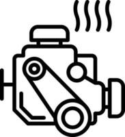 diseño de icono de vector de motor