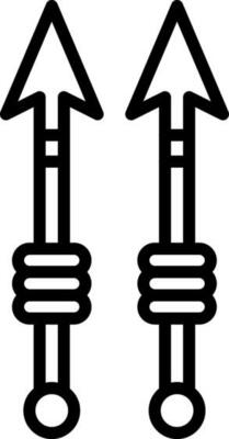Harpoon Vector Icon Design