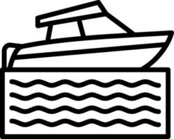 velocidad barco vector icono diseño