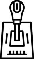 Gearshift Vector Icon Design