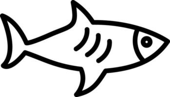 diseño de icono de vector de pescado