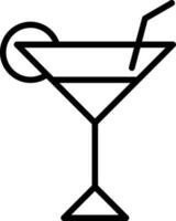 diseño de icono de vector de martini