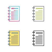 Notepad Vector Icon