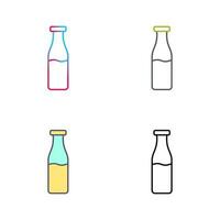 Milk Bottle Vector Icon