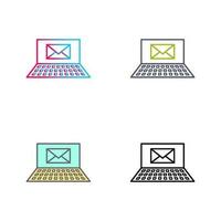 Unique Emails Vector Icon