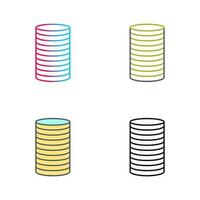 Stack of Coins Vector Icon