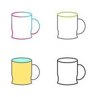 icono de vector de taza de café