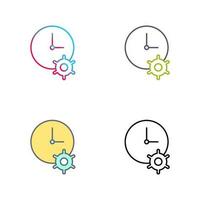 Unique Time Optimization Vector Icon
