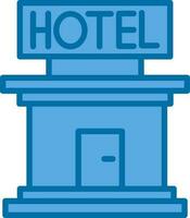 diseño de icono de vector de hotel