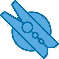 Clothespin Vector Icon Design