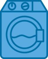 Washer machine Vector Icon Design