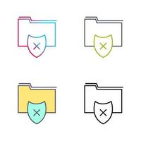 Vulnerable Folder Vector Icon