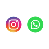 Instagram WhatsApp logo transparent PNG