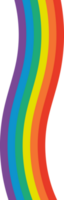 Rainbow brush stroke, rainbow color pattern, colors of the LGBT pride community. png