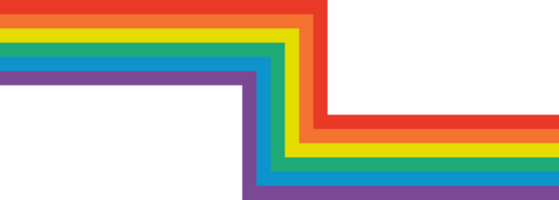 Rainbow brush stroke, rainbow color pattern, colors of the LGBT pride community. png