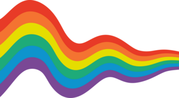 Rainbow brush stroke, rainbow color pattern, colors of the LGBT pride community. png