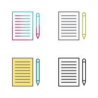 Write Feedback Vector Icon