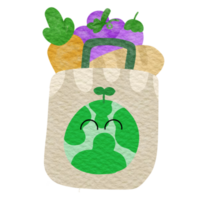 Eco bag environmentally png