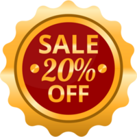 Sale promotion badge png