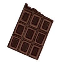 chocolate dulce marrón png