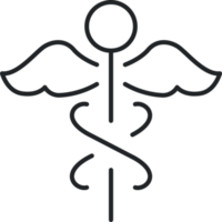 médical symbole ligne icône png