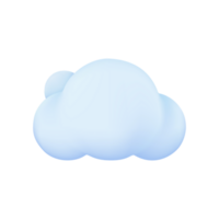 3D weather forecast icons white clouds in the rainy season with strong winds and rain png