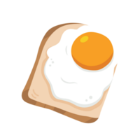 Sandwich with Fried Egg png