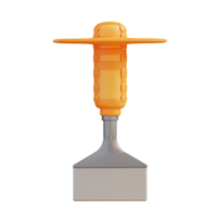 3d illustrazione batter sostenere png