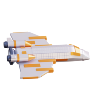 3d illustration spaceship png