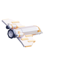 3d illustration spaceship png