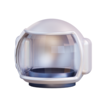 3d ilustración de astronauta casco png