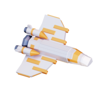 3d ilustración astronave png