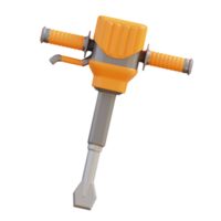 3d Illustration Jack Hammer png